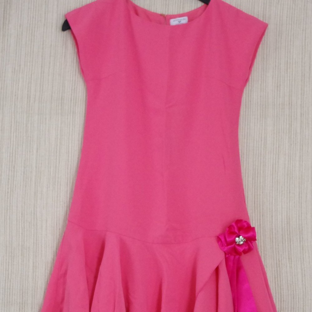 Monnalisa Pink  Sleeveless Flare Dress Size 10 years